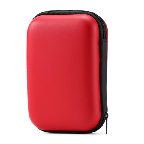 Shockproof Waterproof 2.5" Hard Drive Case - Red