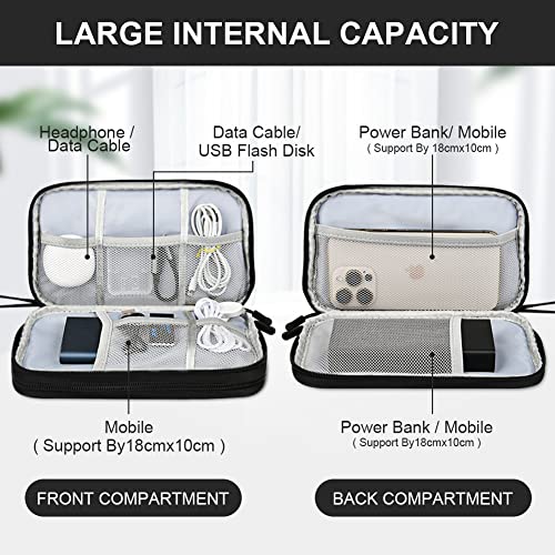 AMFUN Portable Electronics Hard Drive Organizer Case