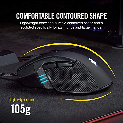 CORSAIR IRONCLAW RGB Gaming Mouse - 18,000 DPI
