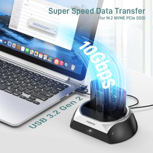 FIDECO M.2 NVME SSD Dock with Cooling Fan