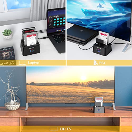 WAVLINK Dual Bay External Hard Drive Dock