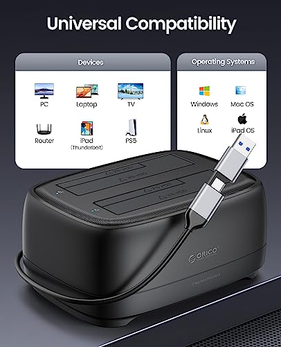 ORICO USB Dual Bay SSD Docking Station