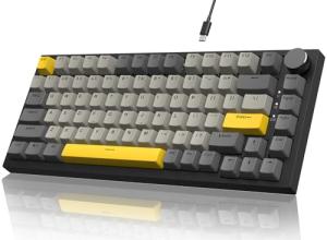 YINDIAO Ajazz AK820 75% RGB Mechanical Keyboard