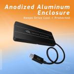 Thunderbolt Portable NVMe M.2 Enclosure with Mount