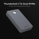 SABRENT Dual Bay Thunderbolt 3 SSD Enclosure