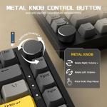 YINDIAO Ajazz AK820 75% RGB Mechanical Keyboard