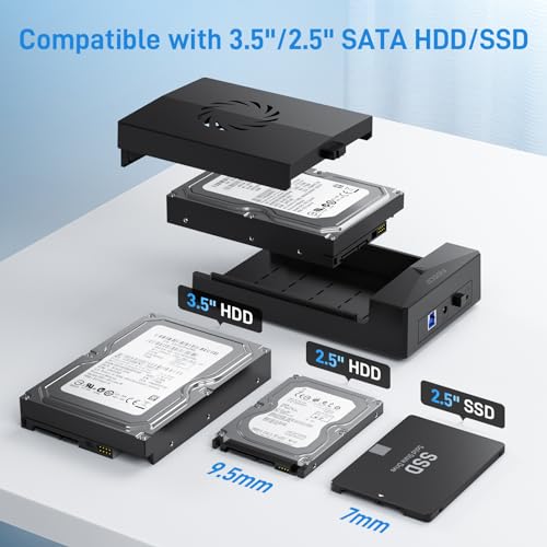 FIDECO USB 3.0 SATA Hard Drive Docking Station