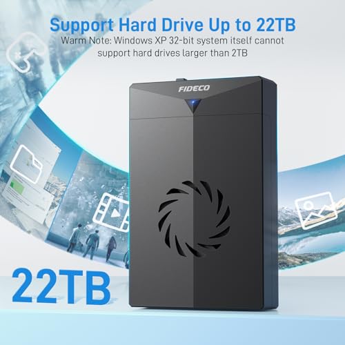 FIDECO USB 3.0 SATA Hard Drive Docking Station