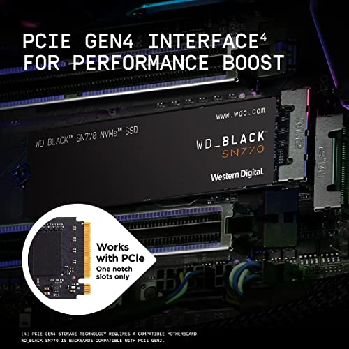 WD_BLACK SN770 2TB NVMe SSD for Gaming