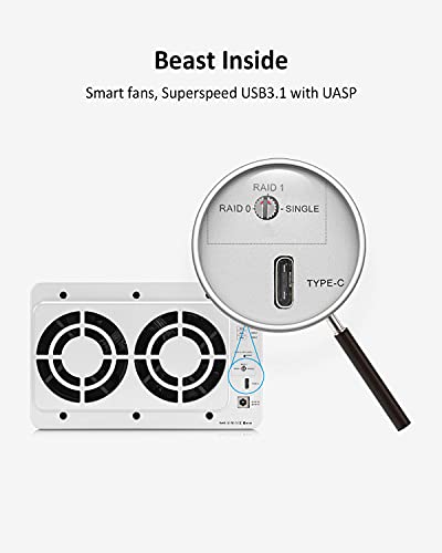 TERRAMASTER D5-300C USB3.1 5-Bay RAID Enclosure