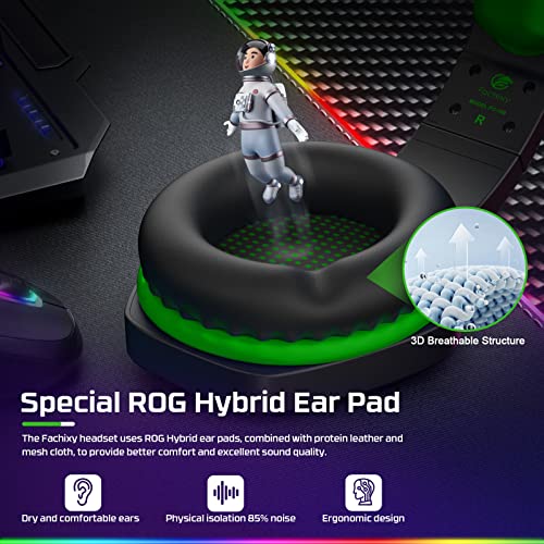 Fachixy FC100 RGB Gaming Headset with Mic