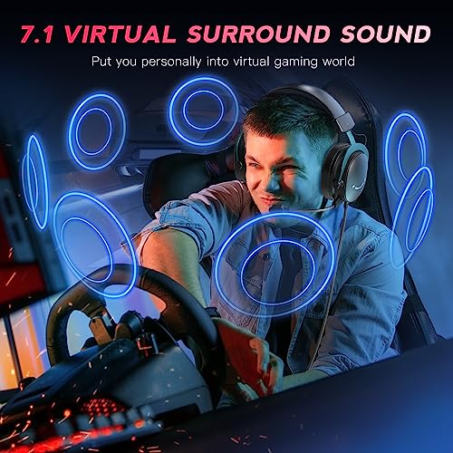 FIFINE 7.1 Surround Sound Gaming USB Headset