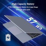 Fsjun 15.6" 165Hz Gaming Laptop with AMD R7