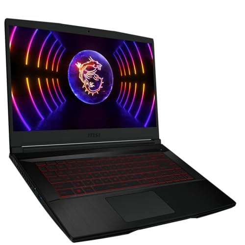 MSI Thin GF63 15" FHD Gaming Laptop - i5-12450H, RTX 2050, 16GB RAM, 512GB SSD