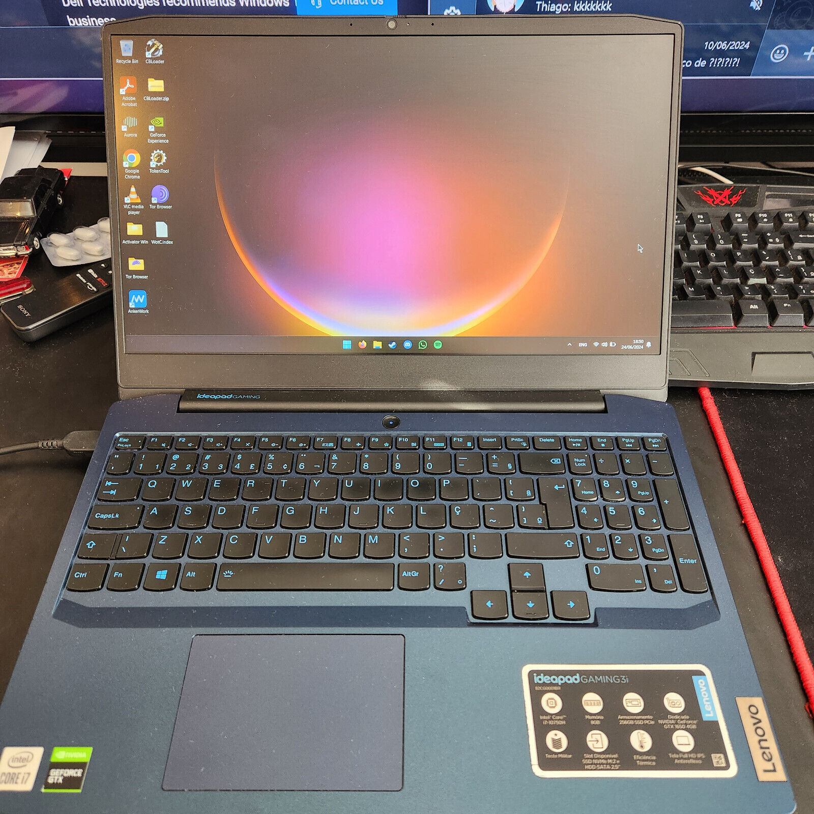 Lenovo IdeaPad Gaming 3 Laptop, Ryzen 7, RTX 4050