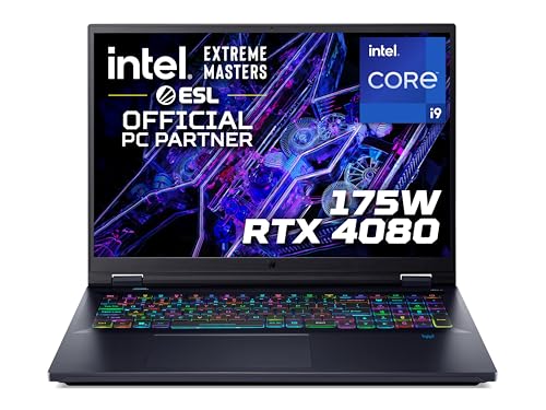 Acer Predator Helios PH18-72 Gaming Laptop - Core i9, 32GB RAM, 2TB SSD