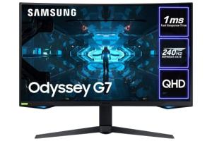 Samsung Odyssey G7 27" Curved Gaming Monitor - 240Hz