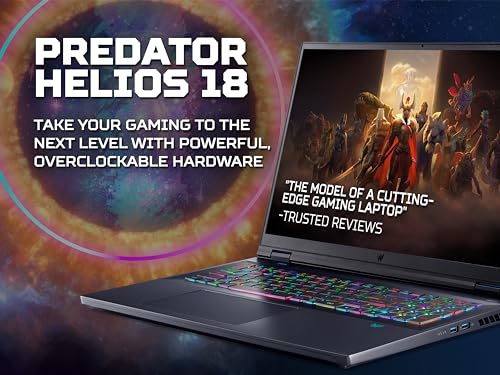 Acer Predator Helios 18 - Core i9, 32GB, 2TB SSD, RTX 4080
