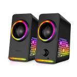 Dynamic RGB Gaming Laptop Speakers with 9 LED Modes