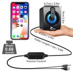 RGB Gaming Laptop Speakers with 3.5mm AUX Input
