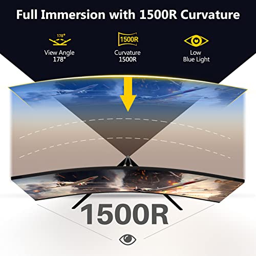 Z-Edge 27" Curved Gaming Monitor 200Hz Full HD