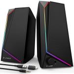 LENRUE PC Gaming Laptop Speakers with Loud Stereo Sound