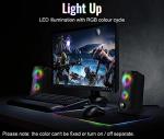 RGB Gaming Speakers for PC with 3.5mm AUX