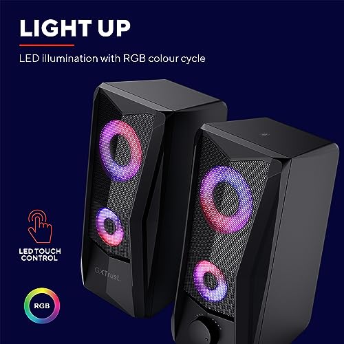 Trust Gaming GXT 606B Javv PC Speakers with RGB Lights