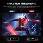 24" Curved Gaming Monitor 180hz FHD 1ms Freesync