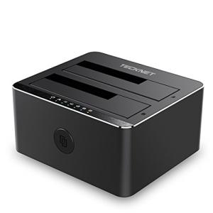 TECKNET USB 3.0 SATA 2-Bay HDD Enclosure