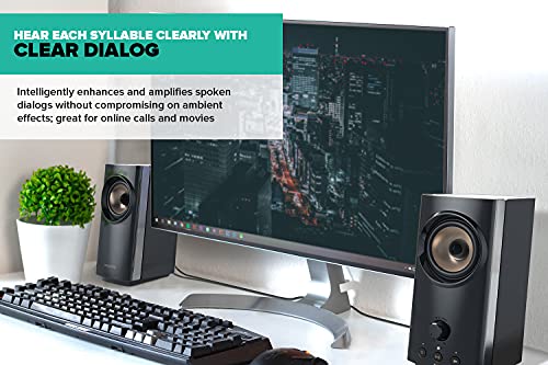 Sound Blaster Compact Hi-Fi Desktop Speakers with Bluetooth