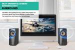 Sound Blaster Compact Hi-Fi Desktop Speakers with Bluetooth