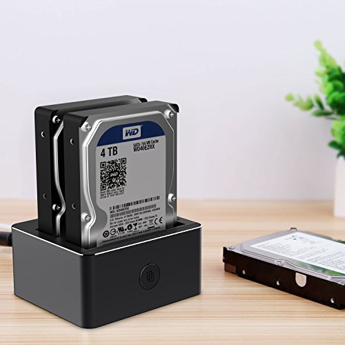 TECKNET USB 3.0 SATA 2-Bay HDD Enclosure