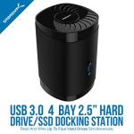 SABRENT 4 Bay SSD HDD Docking Station with Fan