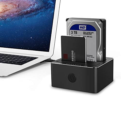 TECKNET USB 3.0 SATA 2-Bay HDD Enclosure