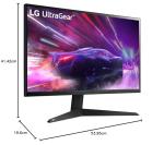 LG UltraGear Gaming Monitor 24GQ50F-B - 23.8" 165Hz