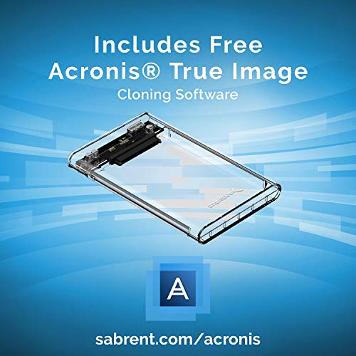 SABRENT SSD HDD Enclosure: 2.5" SATA Dock with UASP