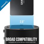 SABRENT 4 Bay SSD HDD Docking Station with Fan