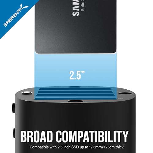 SABRENT 4 Bay SSD HDD Docking Station with Fan