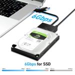 USB 3.0 to SATA Adapter for HDD/SSD Drive