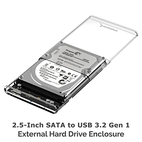 SABRENT SSD HDD Enclosure: 2.5" SATA Dock with UASP