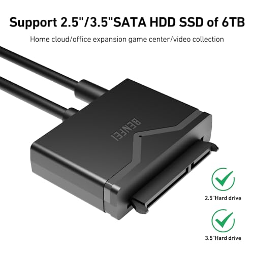 USB 3.0 to SATA Adapter for HDD/SSD Drive