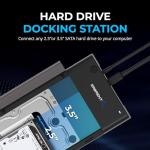 SABRENT External SSD & HDD Docking Station EC-DFLT