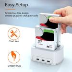 Dual Bay USB3.0 Hard Drive Dock for Gaming Laptops