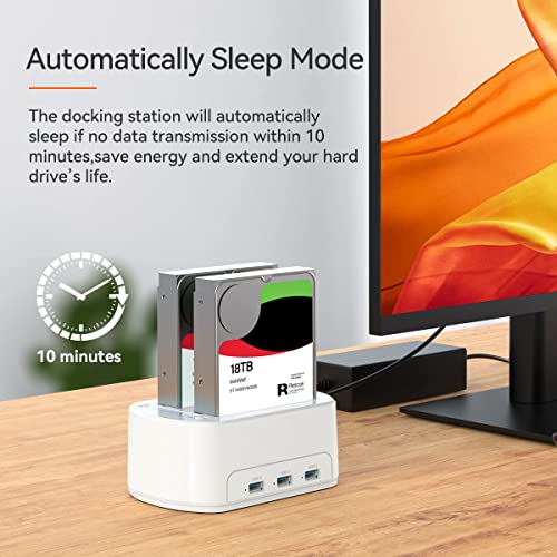 Dual Bay USB3.0 Hard Drive Dock for Gaming Laptops