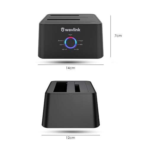External Dual Bay HDD/SSD Docking Station - Black