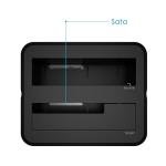 External Dual Bay HDD/SSD Docking Station - Black