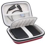Red Travel Case for WD External Hard Drive