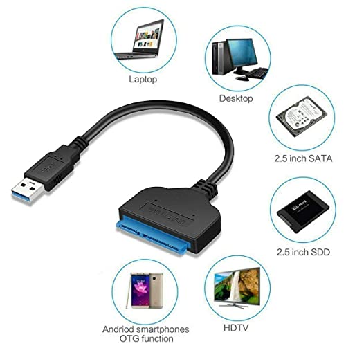 USB 3.0 to SATA 2.5" Hard Drive Adapter Cable