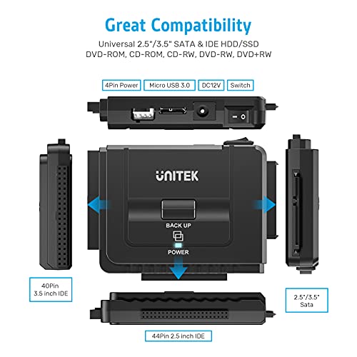 UNITEK USB 3.0 IDE SATA Hard Drive Adapter